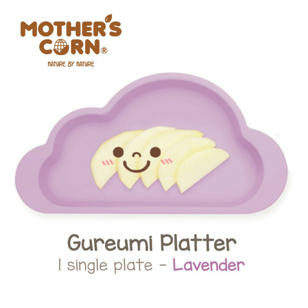 Mother's Corn Gureumi Suction Platter - Lavander Color