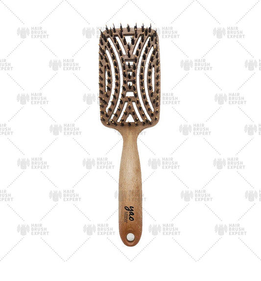 Yao Strong Boar Bristle Brush (For Thick Hair Type Shiny/Vibrant Less Dry Hair)