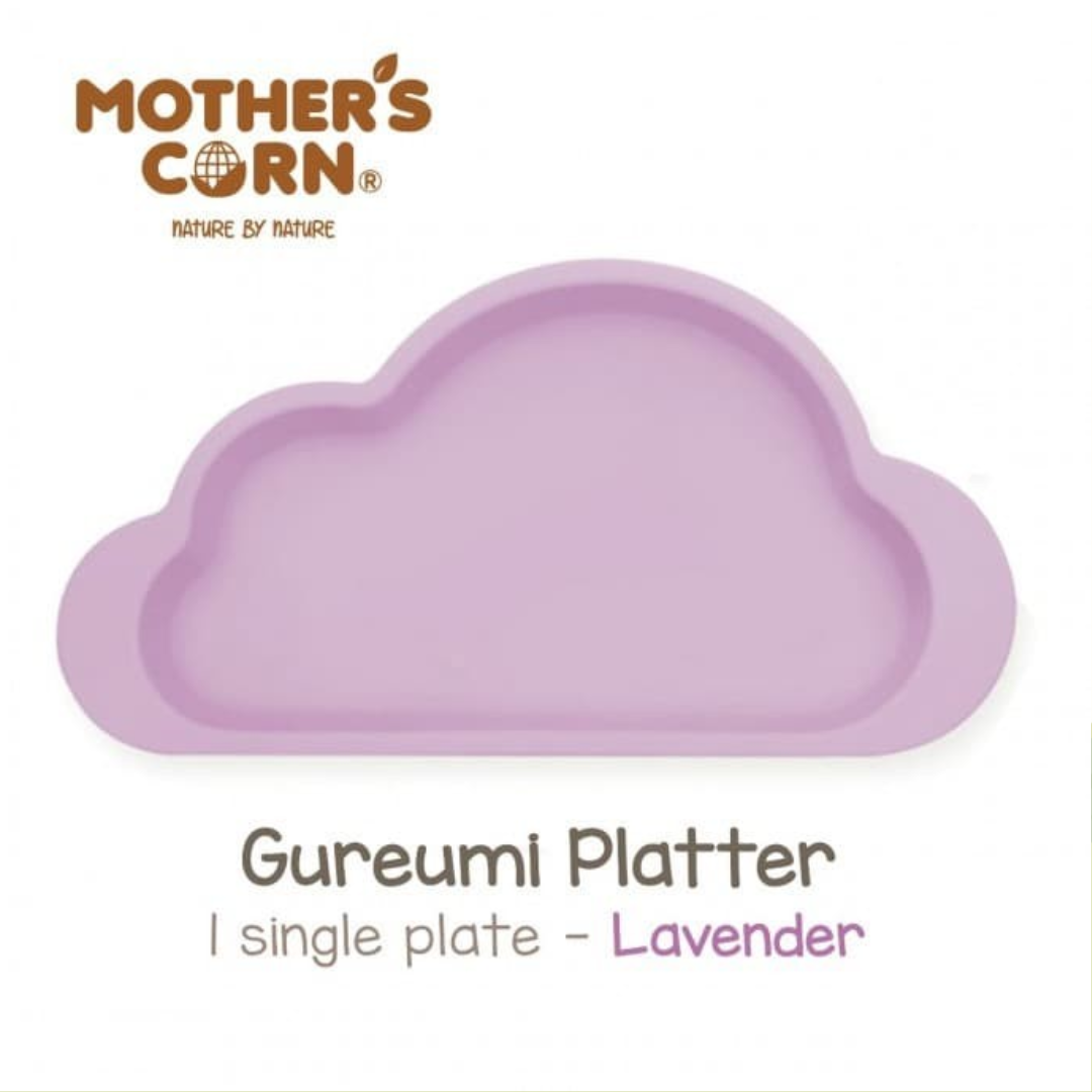 Mother's Corn Gureumi Suction Platter - Lavander Color