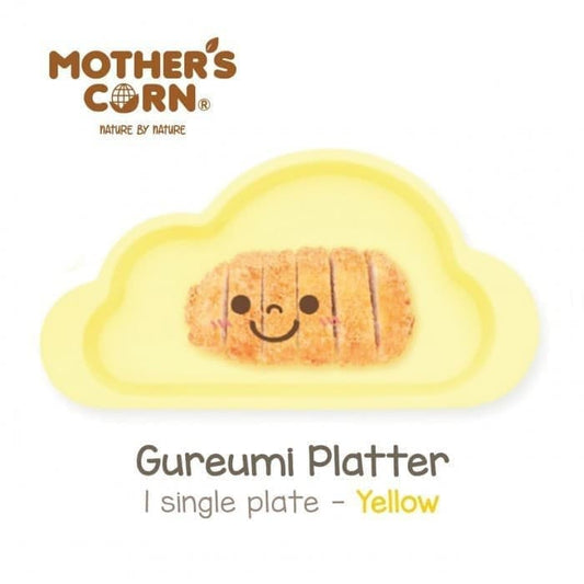 Mother's Corn Gureumi Suction Platter Yellow