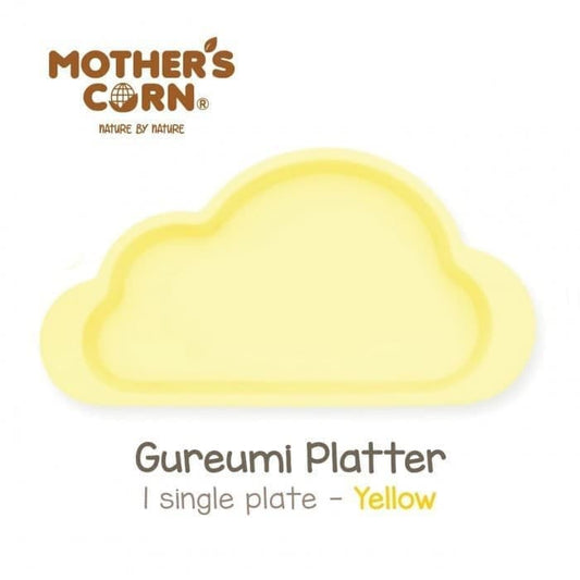 Mother's Corn Gureumi Suction Platter Yellow